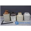 Image 1 : (4) Assorted Stoneware Crocks