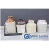 Image 2 : (4) Assorted Stoneware Crocks