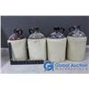 Image 2 : (4) Stoneware Finger Jugs