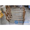 Image 2 : **Vintage Wooden Folding Drying Rack