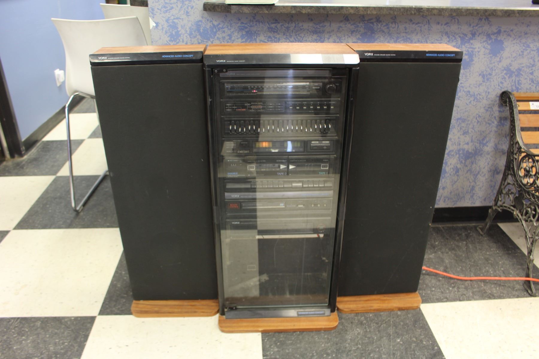 **Yorx Vintage STX 490 Home HiFi Stereo System w/Remote