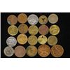 Image 1 : 20 ASSORTED METAL TOKENS INCLUDING: TRANSIT,