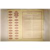 Image 2 : VINTAGE STOCK CERTIFICATE WITH 20 COUPONS