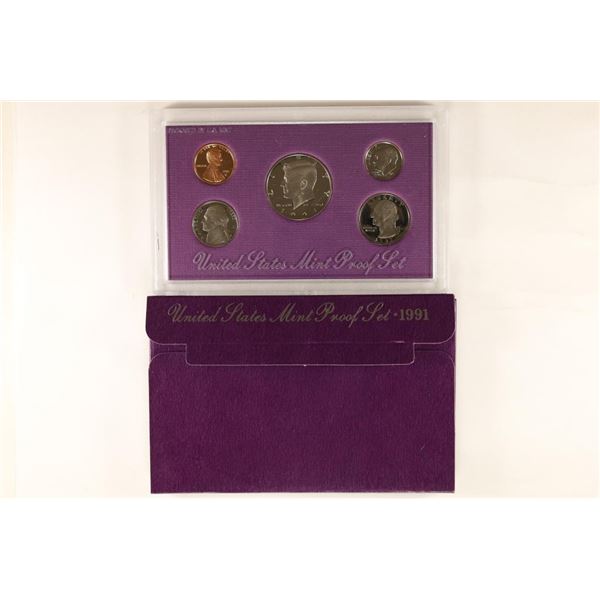 1991 US PROOF SET (WITH BOX)