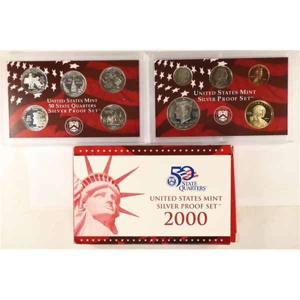 2000 SILVER US PROOF SET (WITH BOX)