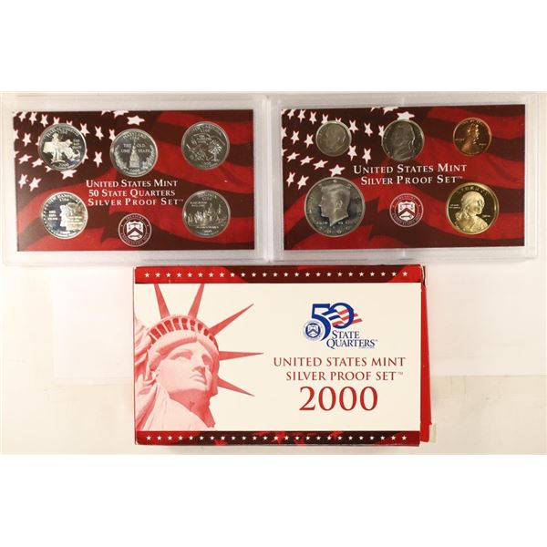 2000 SILVER US PROOF SET (WITH BOX)