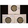 Image 1 : 1945-G, 1946 AND 1947 SWEDEN SILVER 10 ORE COINS