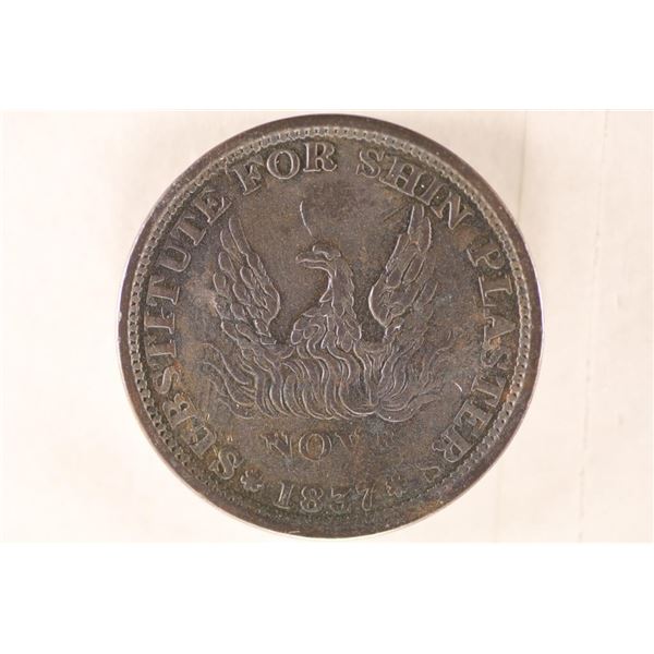 1837 HARD TIMES TOKEN SUBSTITUTE FOR SHIN