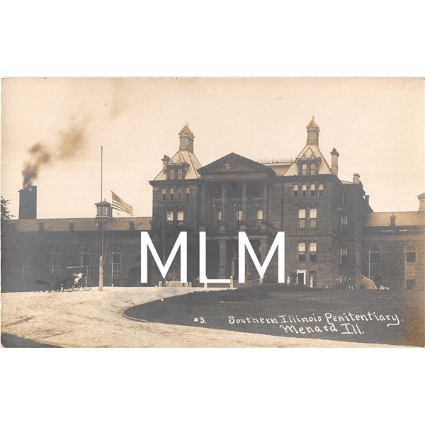 Southern Illinois Penitentiary Menard, Illinois Photo Postcard