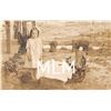 Image 1 : Girl Having Tea Party with Dolls Photo Postcard