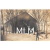 Image 1 : Ice Harvesting Ice Cutting Storing House Photo Postcard