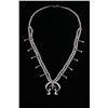 Image 1 : C. 1990's Navajo Squash Blossom Necklace R. Tafoya