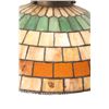 Image 8 : C. 1920 Tiffany Style Art Deco Stained Glass Light