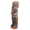 Image 8 : Large Cigar Store Indian Wood Carving Life Sized