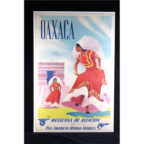 Original Pan American World Airways- Oaxaca Poster