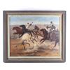 Image 1 : Gollings Pattern Framed Oil on Canvas by Monell