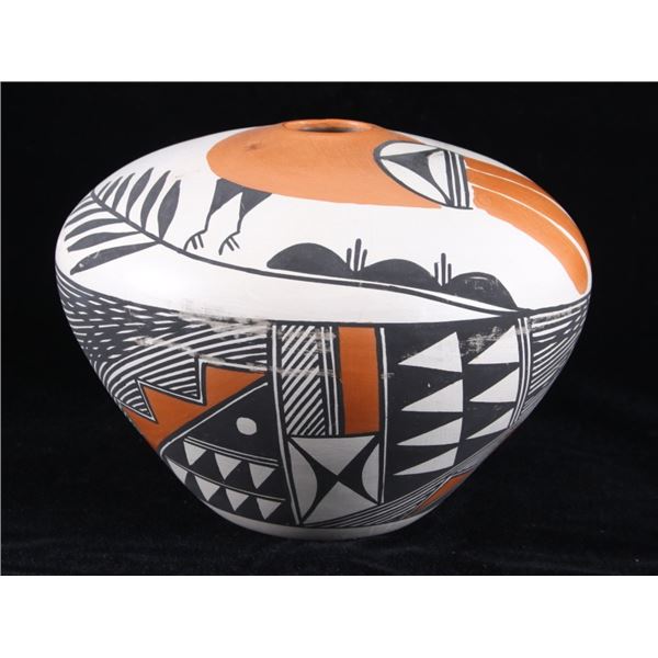 Acoma C. Victorino Polychrome Pottery Seed Jar