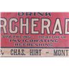 Image 8 : Very Rare C. 1910 "Drink Orcherade" Sign