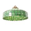 Image 8 : C. 1920 Tiffany Style Art Deco Stained Glass Light