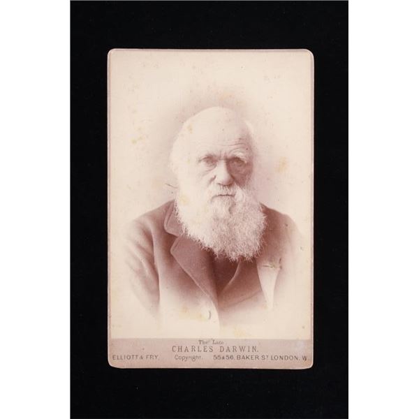 Original Charles Darwin Cabinet Card c.1880