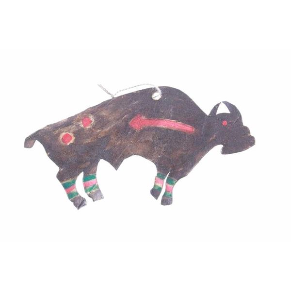 C. 1880 Blackfeet Buffalo Tipi Ornament Ex-Scriver