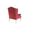 Image 25 : Cabriole Winged Maroon Velvet Chairs c Early 1900s