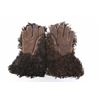 Image 2 : C. 1870-1880 Buffalo Fur Leather Gauntlet Gloves