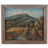 Image 1 : C.1910 Original Oil Landscape By C.M. Agner