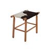 Image 19 : Danish Mid-Century Modern Wood Cowhide Stool Pair
