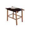 Image 25 : Danish Mid-Century Modern Wood Cowhide Stool Pair