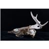 Image 8 : Plains Style Fully Beaded Deer Skull w/ Turquoise