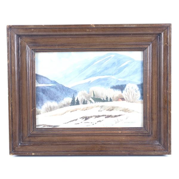 Dorothy Weston Larson Church In The Vale Painting