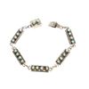 Image 1 : Navajo Sterling Silver & Turquoise Linked Bracelet