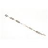 Image 3 : Navajo Sterling Silver & Turquoise Linked Bracelet