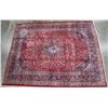 Image 1 : 1930's Kashan Persian Hand Knotted Wool Area Rug