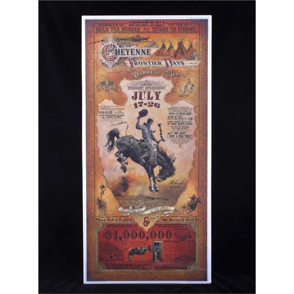 Cheyenne Wyoming Frontier Days Rodeo Poster