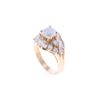 Image 2 : C. 1950's Vintage Estate European Diamond 18K Ring