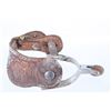 Image 2 : P. M. Kelly SS Hand-tooled Leather Strap Spurs