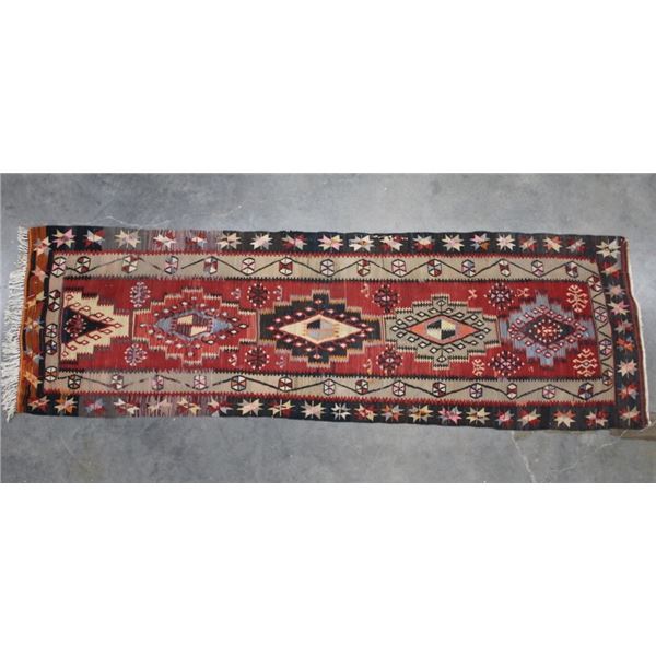 Eastern Anatolian Tribal Caucus Kilim c. 1930's