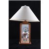 Image 1 : Hopi Kachina Man Oak Shadowbox Light Fixture