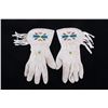 Image 1 : Crow Appsolooka Beaded Hide Gauntlets c. 1950's