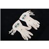 Image 2 : Crow Appsolooka Beaded Hide Gauntlets c. 1950's