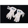 Image 3 : Crow Appsolooka Beaded Hide Gauntlets c. 1950's