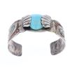 Image 1 : Navajo Handmade Silver & Chipped Inlay Bracelet