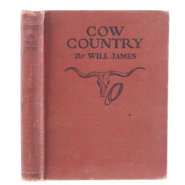 1927 1st Ed Cow Country By Will James