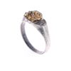 Image 2 : C. 1950 Keepsake Silver Diamond Rose Initial Ring