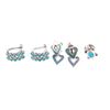 Image 1 : Navajo Sterling Silver Clasp Earrings & Turtle Pin