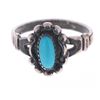 Image 2 : C. 1920-40's Navajo Old Pawn Turquoise Rings