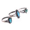 Image 7 : C. 1920-40's Navajo Old Pawn Turquoise Rings