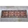 Image 1 : Mahal Persian Hand Knotted Wool Runner Rug 1900's